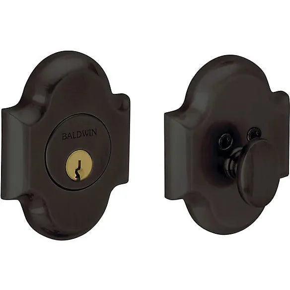Baldwin Estate 8252 Boulder Arched Deadbolt in Oil Rubbed Bronze finish