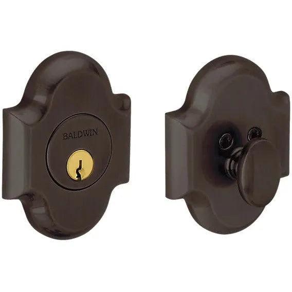 Baldwin Estate 8252 Boulder Arched Deadbolt in Venetian Bronze finish
