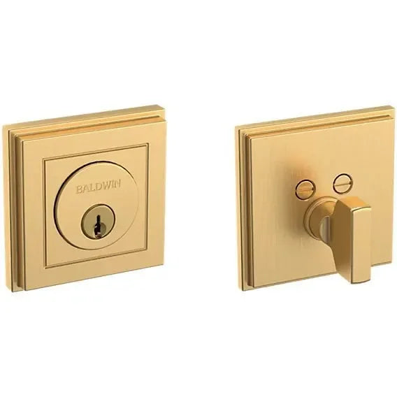 Baldwin Estate 8260 Hollywood Hills Deadbolt in Lifetime Satin Brass finish