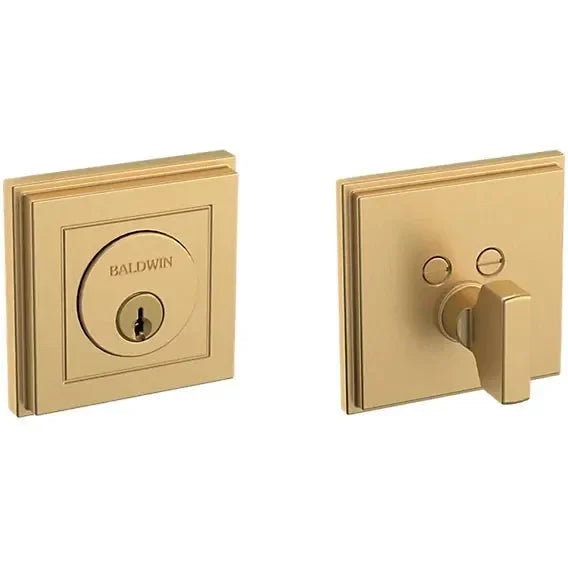 Baldwin Estate 8260 Hollywood Hills Deadbolt in Vintage Brass finish