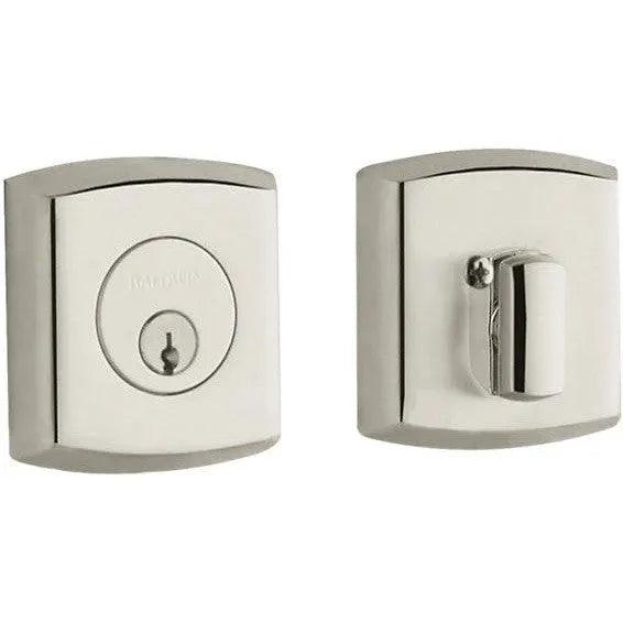 Baldwin Estate 8285 Soho Deadbolt in Lifetime Polished Nickel finish