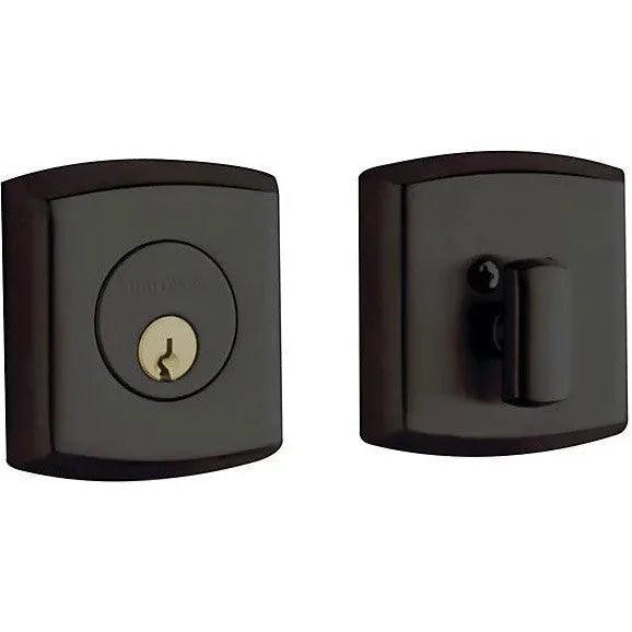 Baldwin Estate 8285 Soho Deadbolt in Oil Rubbed Bronze finish
