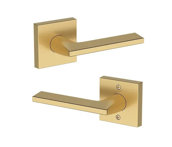Baldwin Anaheim Hills Lever with Contemporary Square Rosette in finish