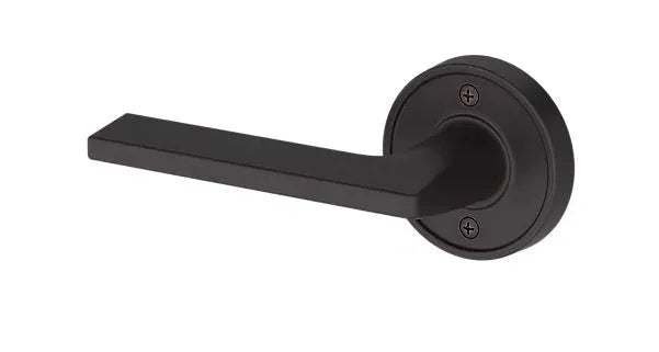 Baldwin Anaheim Hills Lever with Recessed Round Rosette in Venetian Bronze finish