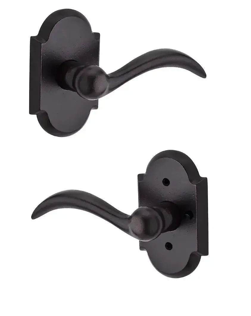 Baldwin ReserveBaldwin Arch Lever with Rustic Arch Rosette in 