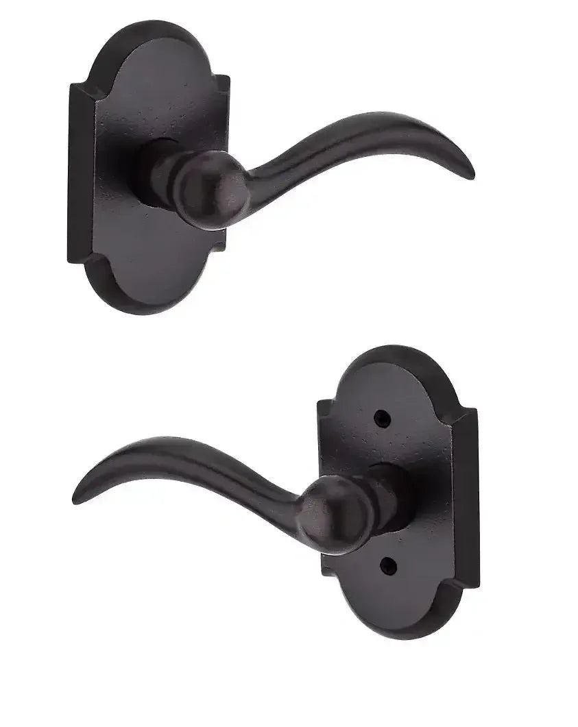 Baldwin ReserveBaldwin Arch Lever with Rustic Arch Rosette in 