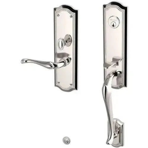 Baldwin EstateBaldwin Bethpage Mortise Handleset Trim with Interior Lever in 