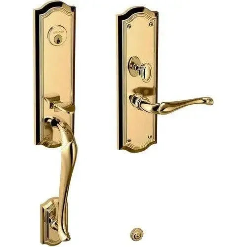 Baldwin EstateBaldwin Bethpage Mortise Handleset Trim with Interior Lever in 