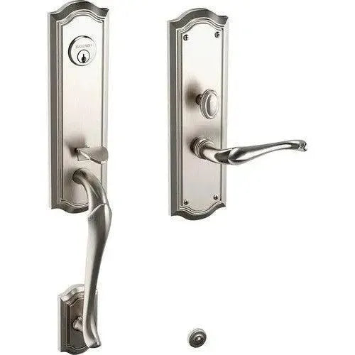 Baldwin EstateBaldwin Bethpage Mortise Handleset Trim with Interior Lever in 