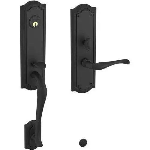Baldwin EstateBaldwin Bethpage Mortise Handleset Trim with Interior Lever in 