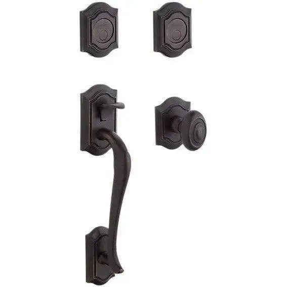 Baldwin EstateBaldwin Bethpage Sectional Single Cylinder Handleset with Interior 5077 Knob in 