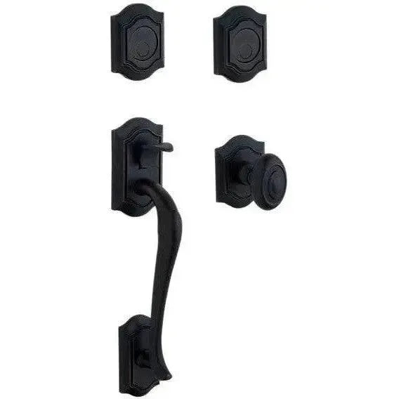 Baldwin EstateBaldwin Bethpage Sectional Single Cylinder Handleset with Interior 5077 Knob in 