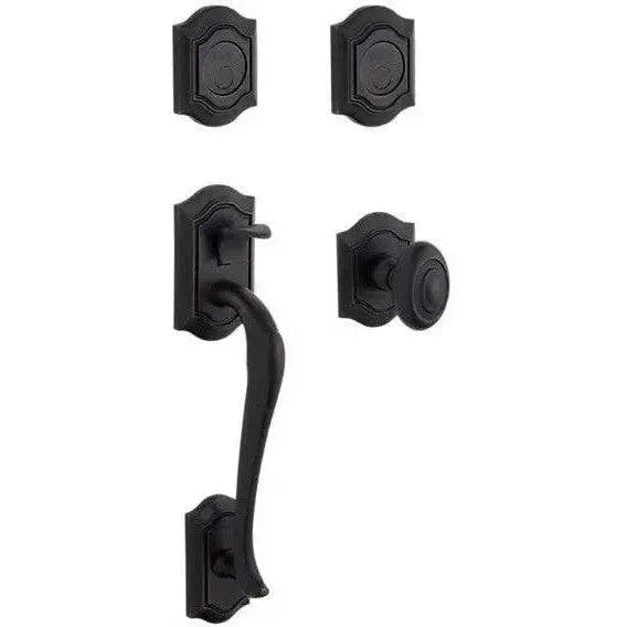 Baldwin EstateBaldwin Bethpage Sectional Single Cylinder Handleset with Interior 5077 Knob in 