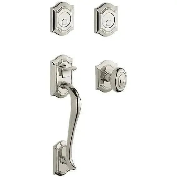 Baldwin EstateBaldwin Bethpage Sectional Single Cylinder Handleset with Interior 5077 Knob in 