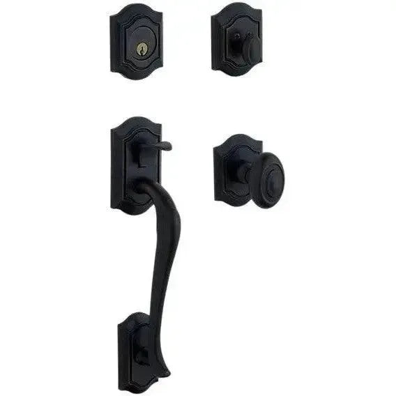 Baldwin EstateBaldwin Bethpage Sectional Single Cylinder Handleset with Interior 5077 Knob in 