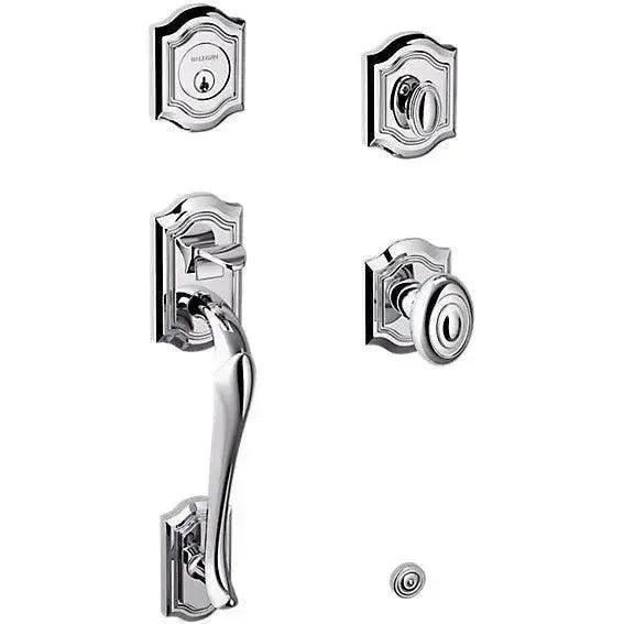 Baldwin EstateBaldwin Bethpage Sectional Single Cylinder Handleset with Interior 5077 Knob in 