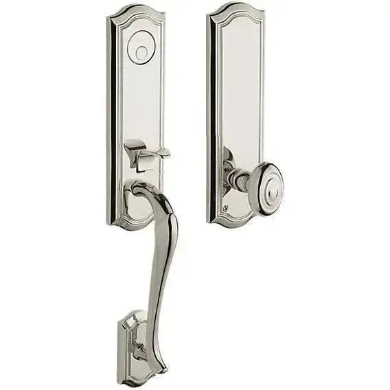 Baldwin EstateBaldwin Bethpage Single Cylinder Handleset with Interior 5077 Knob in 