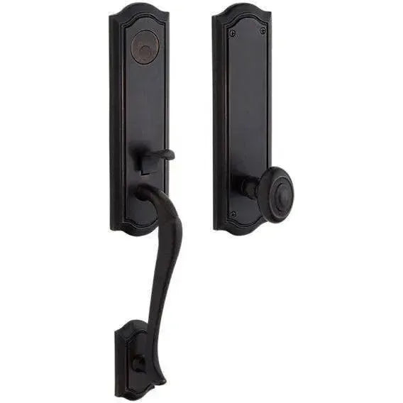 Baldwin EstateBaldwin Bethpage Single Cylinder Handleset with Interior 5077 Knob in 