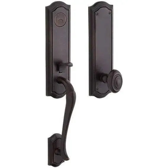 Baldwin EstateBaldwin Bethpage Single Cylinder Handleset with Interior 5077 Knob in 