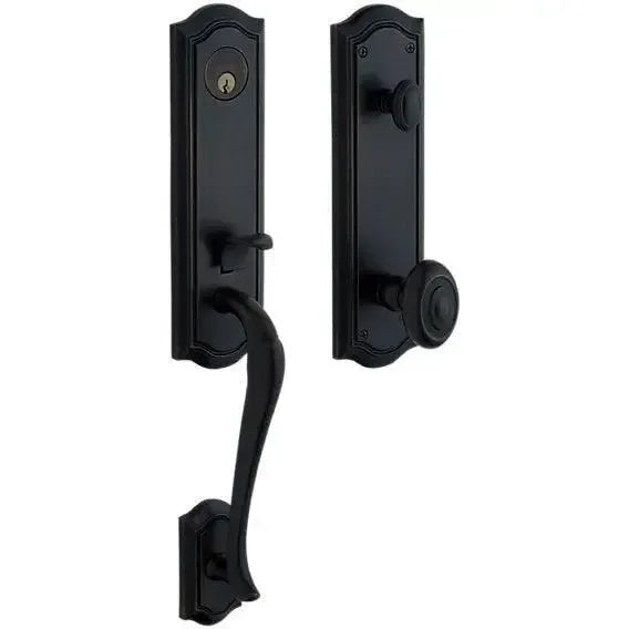 Baldwin EstateBaldwin Bethpage Single Cylinder Handleset with Interior 5077 Knob in 