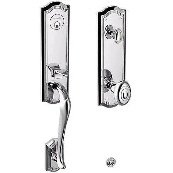 Baldwin EstateBaldwin Bethpage Single Cylinder Handleset with Interior 5077 Knob in 