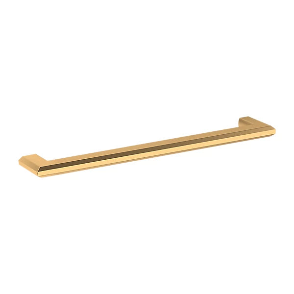 Baldwin Bevel Cabinet Pull in Lifetime Satin Brass finish