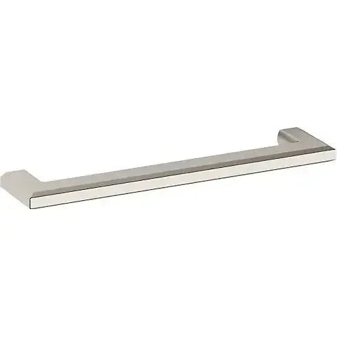 Baldwin Bevel Cabinet Pull in Satin Nickel finish