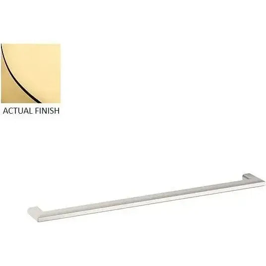 Baldwin Bevel Cabinet Pull in Unlacquered Brass finish