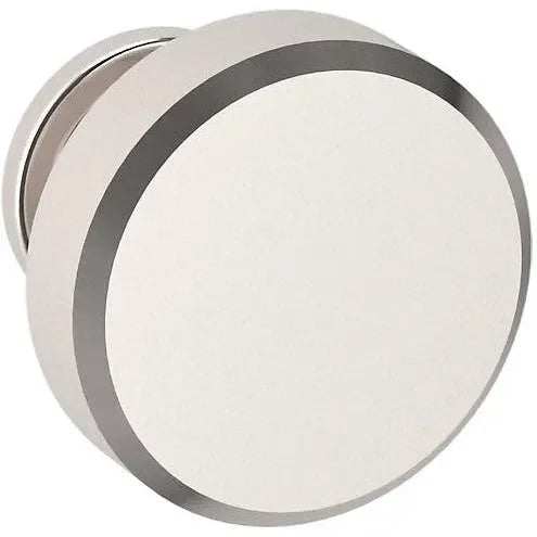 Baldwin Estate Bevel Knob 1.25" in Lifetime Polished Nickel finish