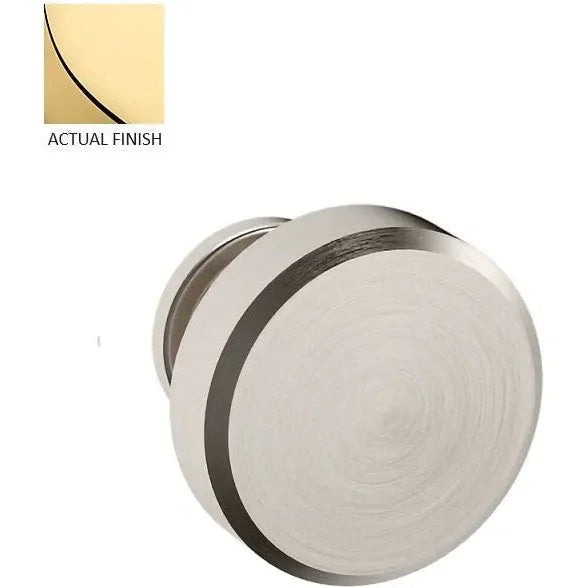 Baldwin Estate Bevel Knob 1.25" in Unlacquered Brass finish