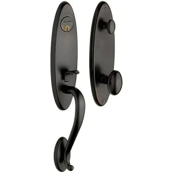 Baldwin EstateBaldwin Blakely Single Cylinder Handleset with Interior 5025 Egg Knob in 