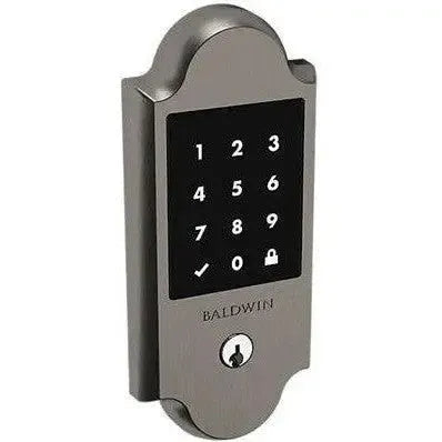 Baldwin Boulder Electronic Touchscreen Z-Wave Deadbolt in Graphite Nickel finish