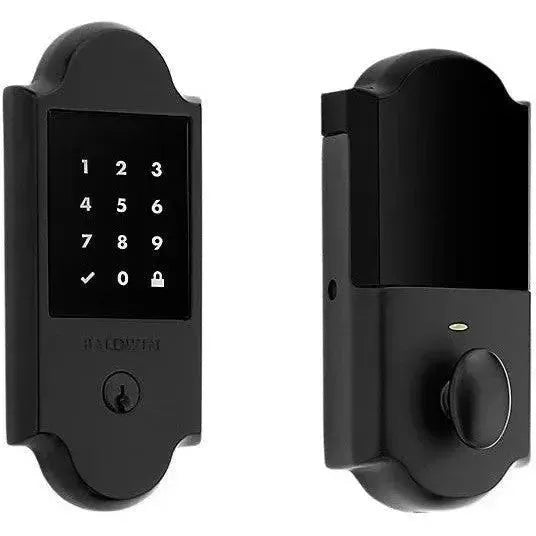Baldwin Boulder Electronic Touchscreen Z-Wave Deadbolt in Satin Black finish