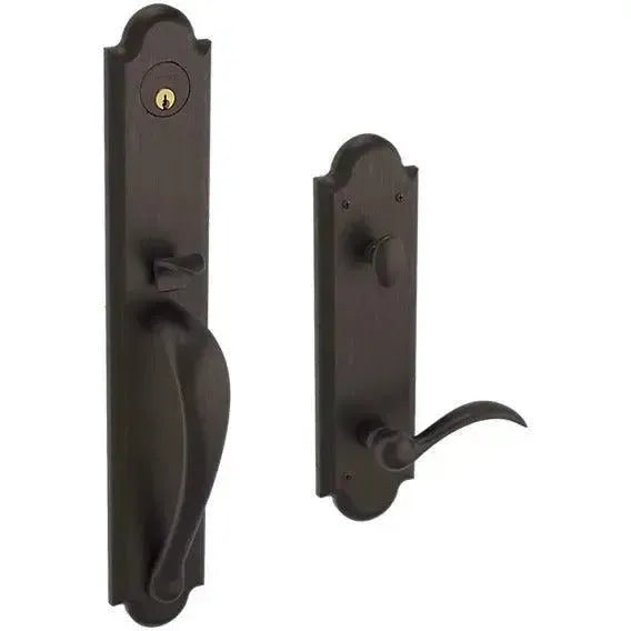 Baldwin EstateBaldwin Boulder Full Handleset with Interior 5452V Beavertail Lever in 