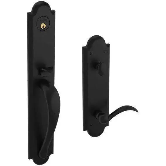 Baldwin EstateBaldwin Boulder Full Handleset with Interior 5452V Beavertail Lever in 