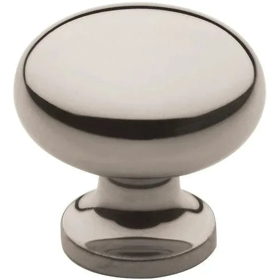 Baldwin Estate Classic Knob 1" in Lifetime Polished Nickel finish