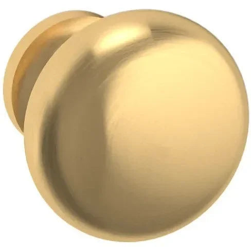 Baldwin Estate Classic Knob 1" in Lifetime Satin Brass finish