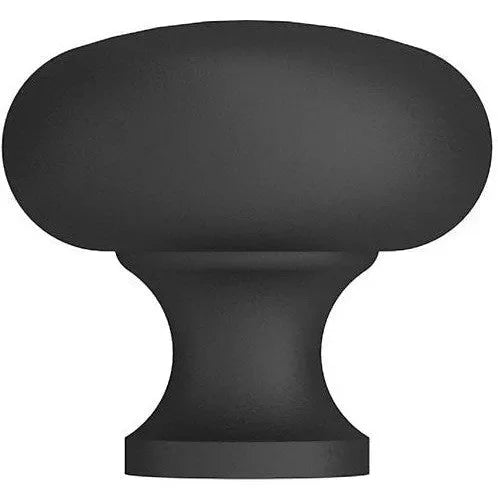Baldwin Estate Classic Knob 1.25" in Satin Black finish