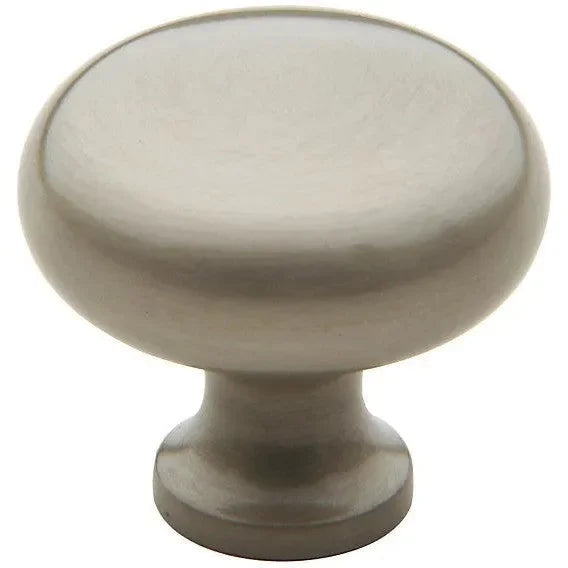 Baldwin Estate Classic Knob 1.25" in Satin Nickel finish