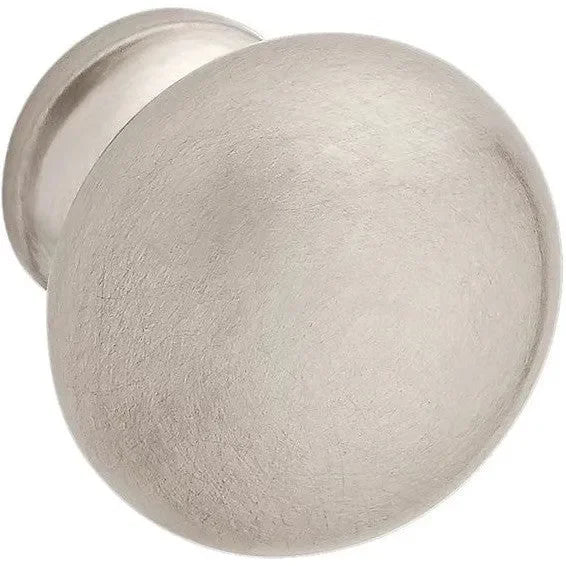 Baldwin Estate Classic Knob 1" in Satin Nickel finish
