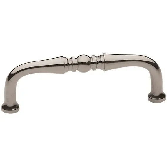 Baldwin Estate Colonial Pull 4" in Lifetime Polished Nickel finish
