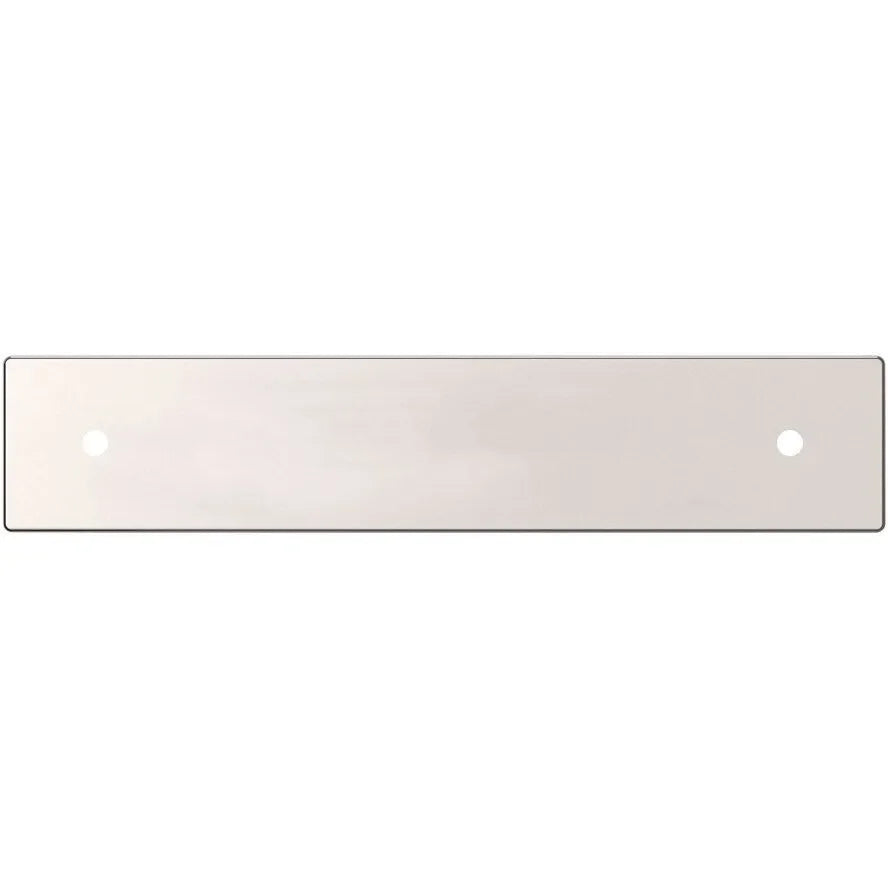 Baldwin Estate Contemporary Back Plate 4" in Lifetime Polished Nickel finish