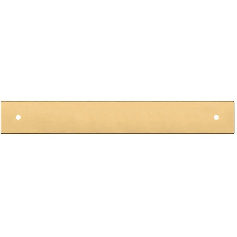 Baldwin Estate Contemporary Back Plate 6" in Lifetime Satin Brass finish