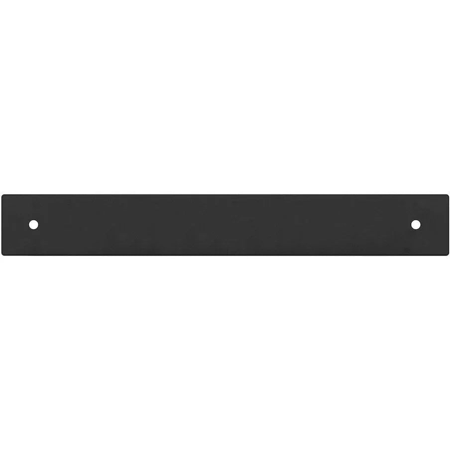 Baldwin Estate Contemporary Back Plate 6" in Satin Black finish