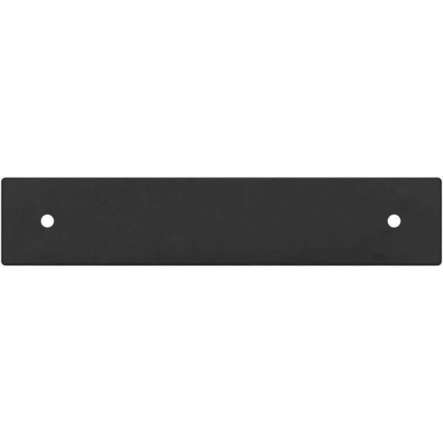 Baldwin Estate Contemporary Back Plate 4" in Satin Black finish
