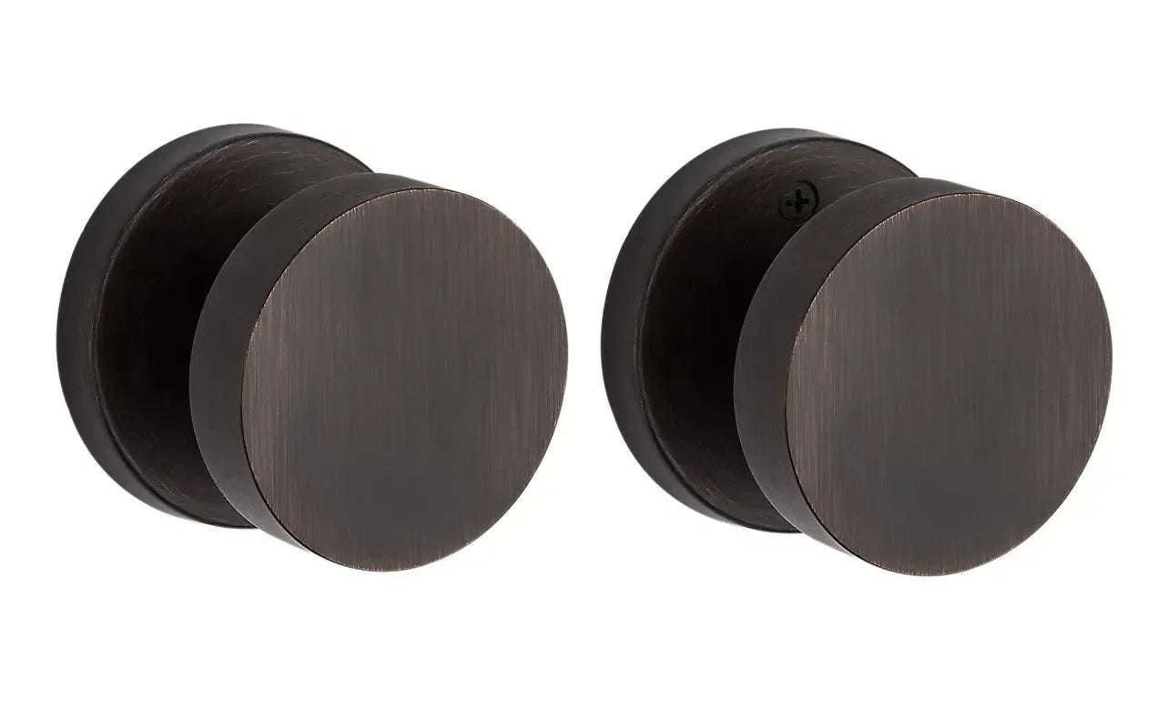 Baldwin Contemporary Knob with Contemporary Round Rosette 