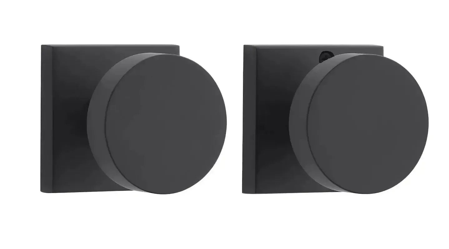 Baldwin ReserveBaldwin Contemporary Knob with Contemporary Square Rosette in 