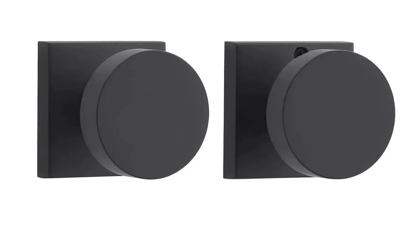 Baldwin ReserveBaldwin Contemporary Knob with Contemporary Square Rosette in 