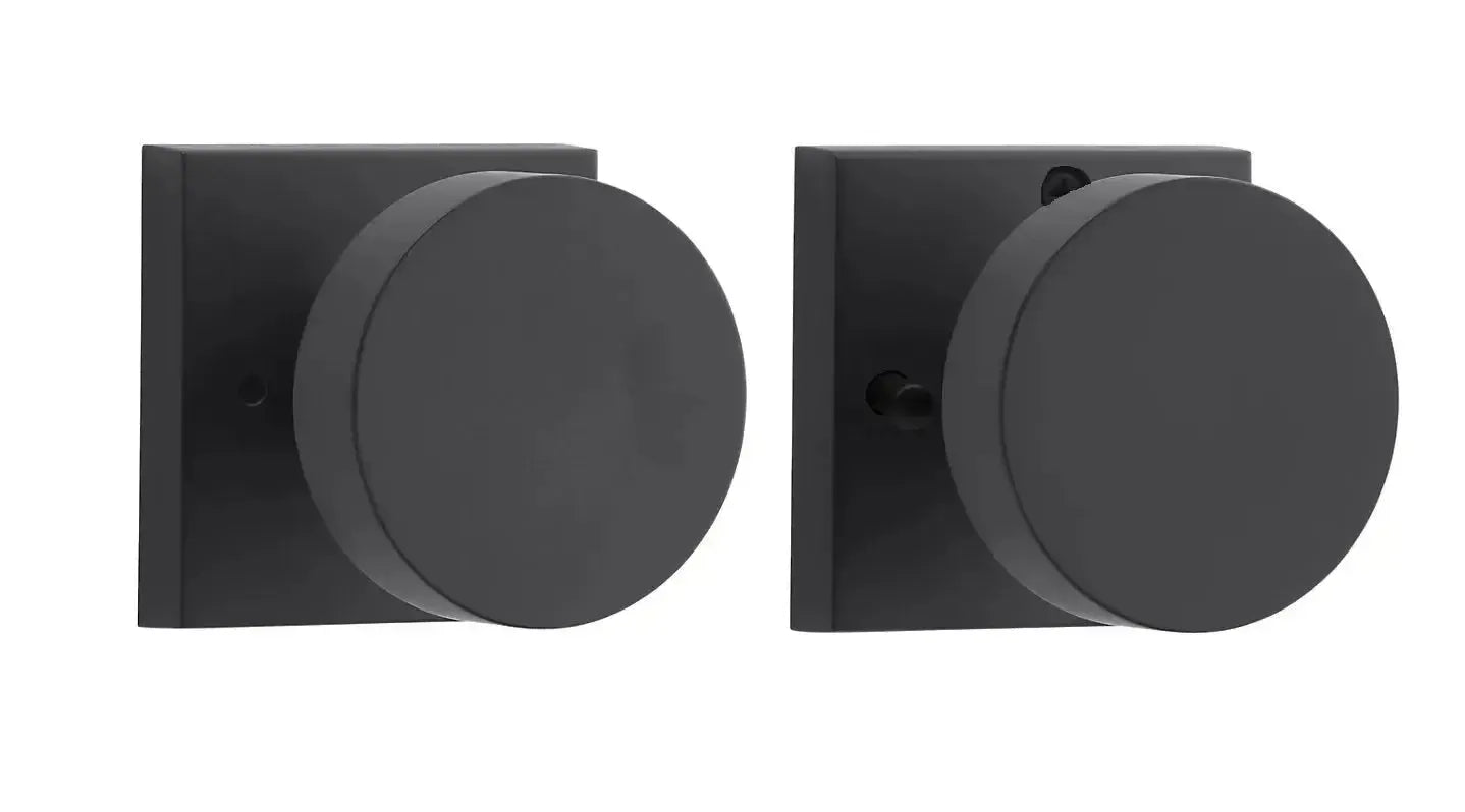 Baldwin ReserveBaldwin Contemporary Knob with Contemporary Square Rosette in 