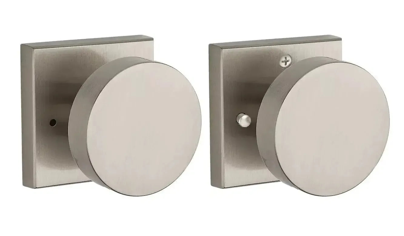 Baldwin ReserveBaldwin Contemporary Knob with Contemporary Square Rosette in 